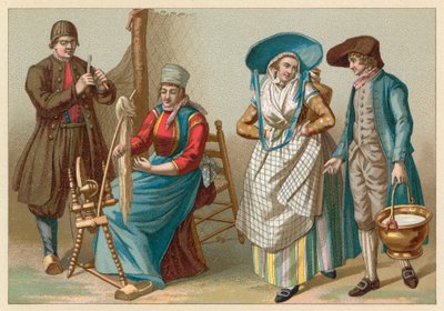 Costume hollandais - French School