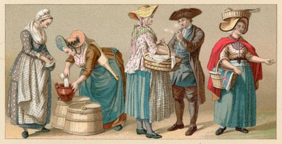 Costume hollandais - French School