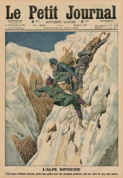 Alp homicide, illustration de couverture de 