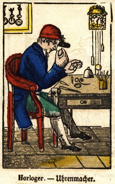 Horloger; Série sur les métiers, image d