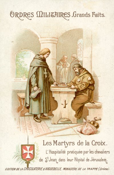 Hospitalité fournie par les Chevaliers de Saint-Jean à Jérusalem - French School