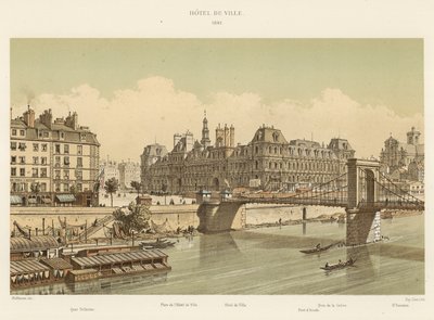 Hôtel de Ville, 1842 - French School