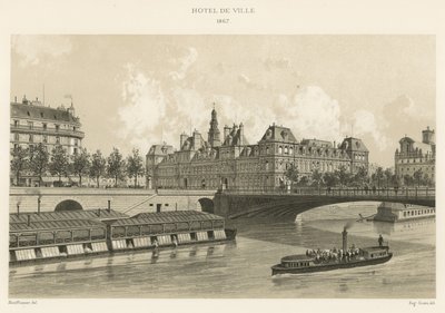 Hôtel de Ville, 1867 - French School