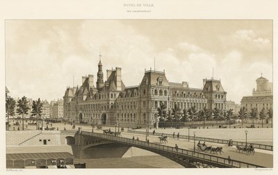 Hôtel de Ville, en construction - French School