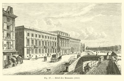 Hôtel des Monnaies, 1810 - French School