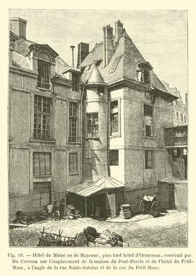 Hôtel du Maine ou de Mayenne, plus tard hôtel d