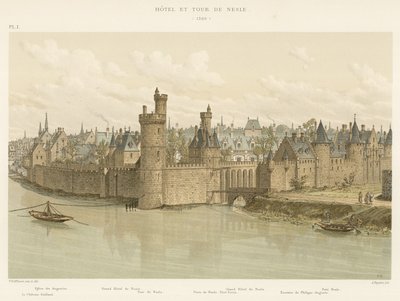 Hôtel et Tour de Nesle, 1380 - French School