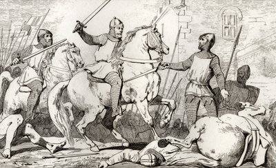 Hugues Capet (941-96) capture Charles de Lorraine, de 