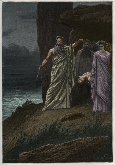 Sacrifice humain par les druides d