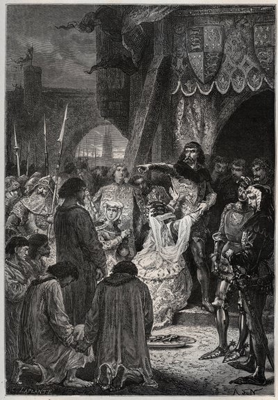 Guerre de Cent Ans : La reddition de Calais - French School