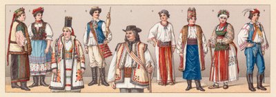 Costume de Hongrie et de Croatie - French School