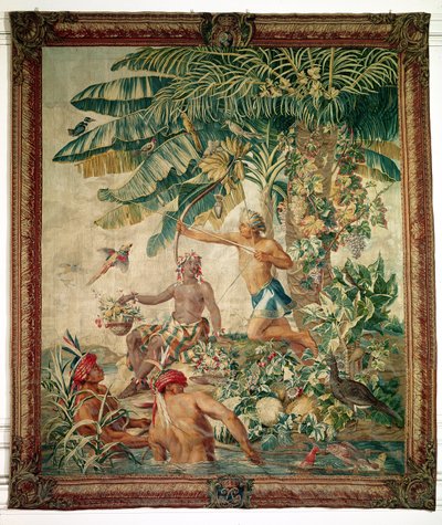Chasse, de la Tenture des Nouvelles Indes, Atelier des Gobelins - French School