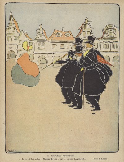 Illustration for Le Rire (colour litho) - French School