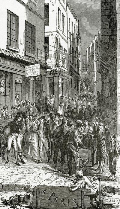 Illustration de Quatre-Vingt-Treize, 19e siècle (gravure en noir et blanc) - French School