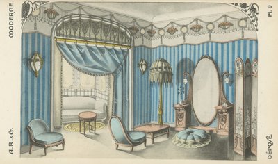 Illustration du catalogue de produits de design d