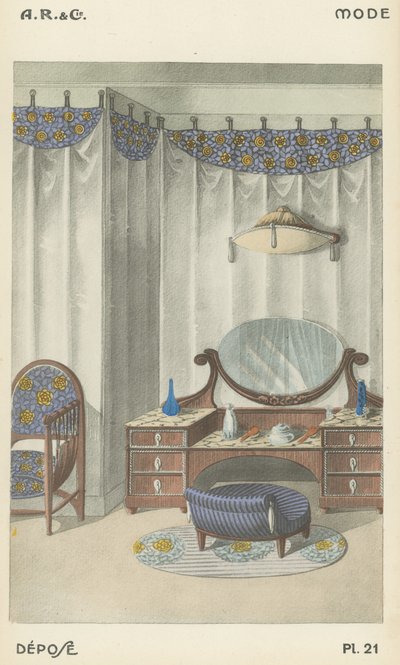 Illustration du catalogue de produits de design d
