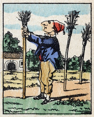 Illustration du conte « Histoire véridique de Jeannot Serinet » Gravure sur bois de l