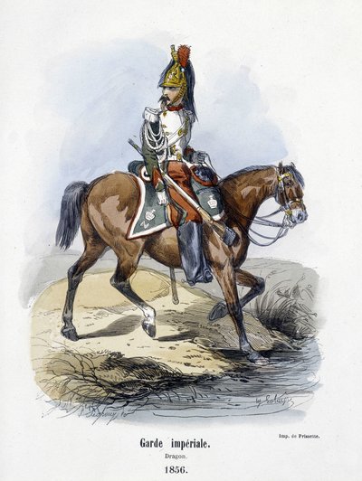 Garde Impériale : Dragon en 1856 - dans « Histoire de l