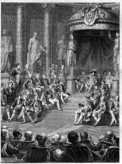 Séance impériale au Sénat : discours de Napoléon sur la constitution du nouveau royaume d