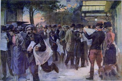 Nouvelles importantes, vers 1900 - French School