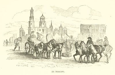 À Moscou (gravure) - French School