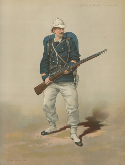 Infanterie de Marine, Tenue des Colies - French School