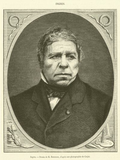 Ingres (gravure) - French School