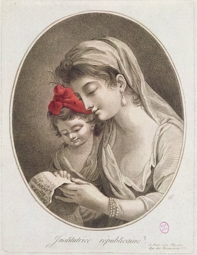 Institutrice Républicaine. c.1789 - French School