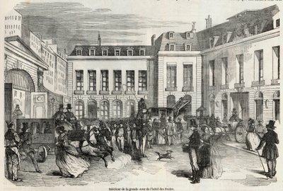 Intérieur de la grande cour de l