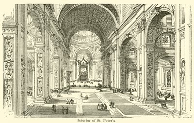 Intérieur de Saint-Pierre - French School