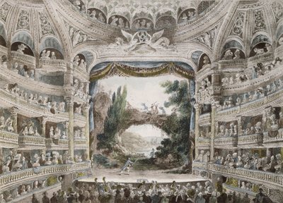 Intérieur du Théâtre de la Comédie Française en 1791, d