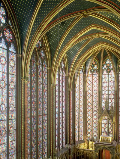 Intérieur de la chapelle supérieure regardant vers l