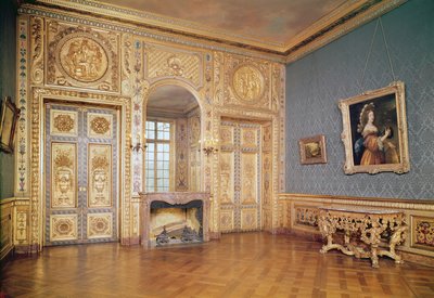 Vue intérieure du Petit Salon, vers 1660 - French School