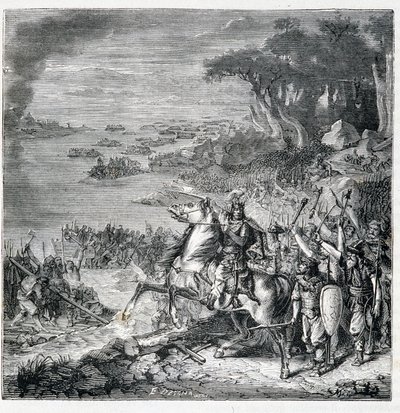 Invasion des barbares - dans « Histoire de France populaire » - French School