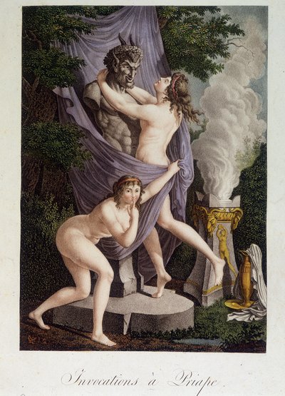 Invocations à Priape - French School