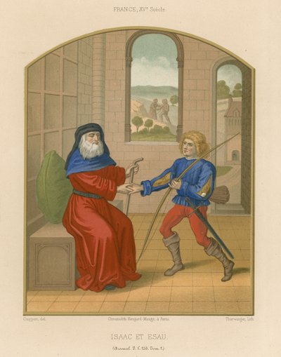 Isaac et Ésaü - French School