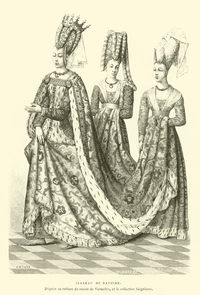 Isabeau de Bavière - French School