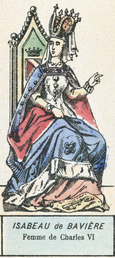 Isabeau de Bavière, Femme de Charles VI - French School