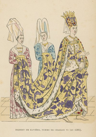 Isabeau de Bavière - French School