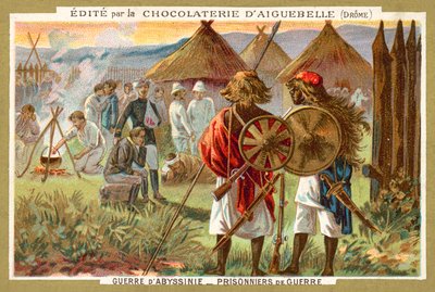 Prisonniers de guerre italiens, Première guerre italo-éthiopienne - French School
