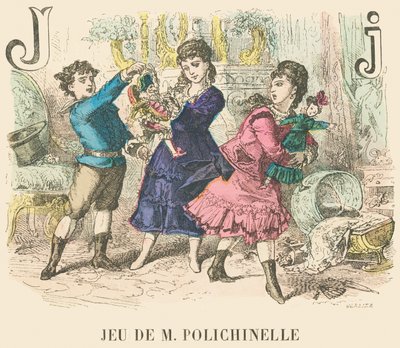 J : Jeu de M Polichinelle - French School