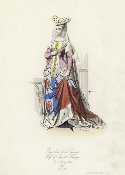 Jacqueline de la Grange, épouse de Jean de Montagu, Grand Maître de France - French School