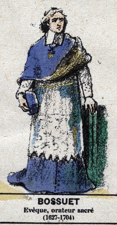 Jacques-Bénigne Bossuet (1627-1704), écrivain et prélat français, évêque de Meaux. Dans « Galerie des Rois et Reines de France et des personnages illustres de 1643 à 1895 » Image d