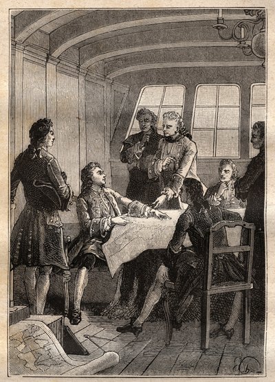 Jakob (Jacob) Roggeveen (1659-1729) explorateur néerlandais lors de son voyage dans l