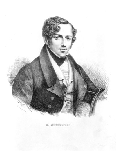 Jakob Meyerbeer (1791-1864) compositeur allemand, gravé par les frères van Lier - French School