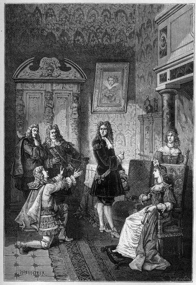 James Scott (James Crofts, James Fitzroy), duc de Monmouth et Buccleuch (1649-1685) suppliant pour sa vie devant Jacques II - French School