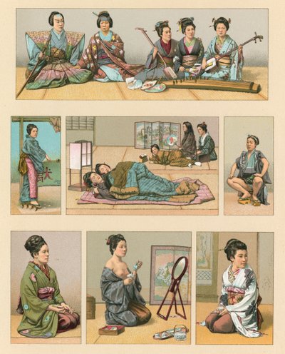 Costume japonais - French School