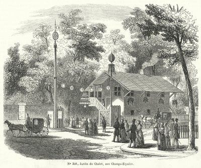 Jardin du Chalet, Champs-Élysées, Paris - French School