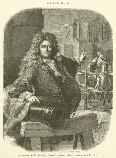 Jean-Balthasar Keller, fondeur (engraving) - French School