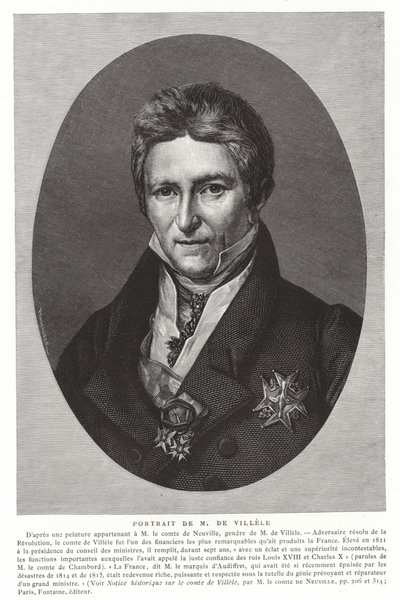 Jean-Baptiste de Villèle, homme d